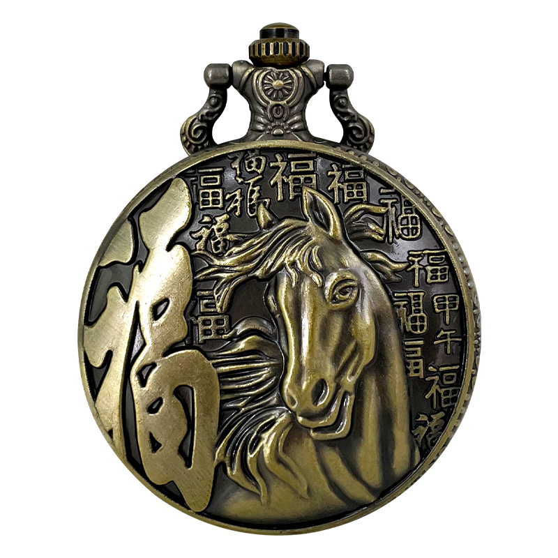 Boshiya Wholesale  Necklace Steampunk Unisex Quartz  Men  Women Various Styles Vintage Pocket Watch